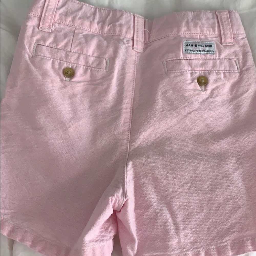 Janie & Jack pink toddler boy shorts